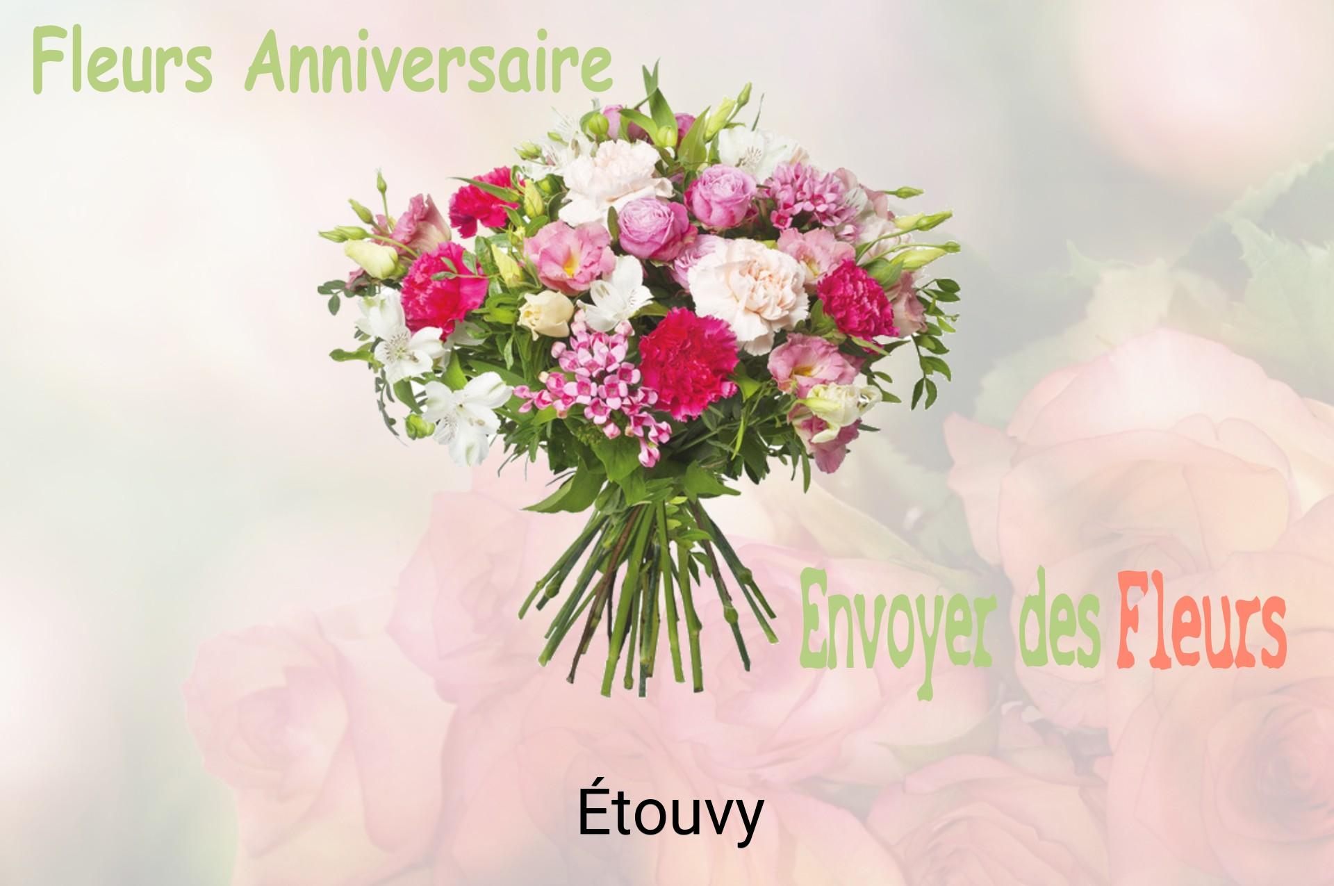 Bouquet de fleurs d’anniversaire livré à Étouvy
