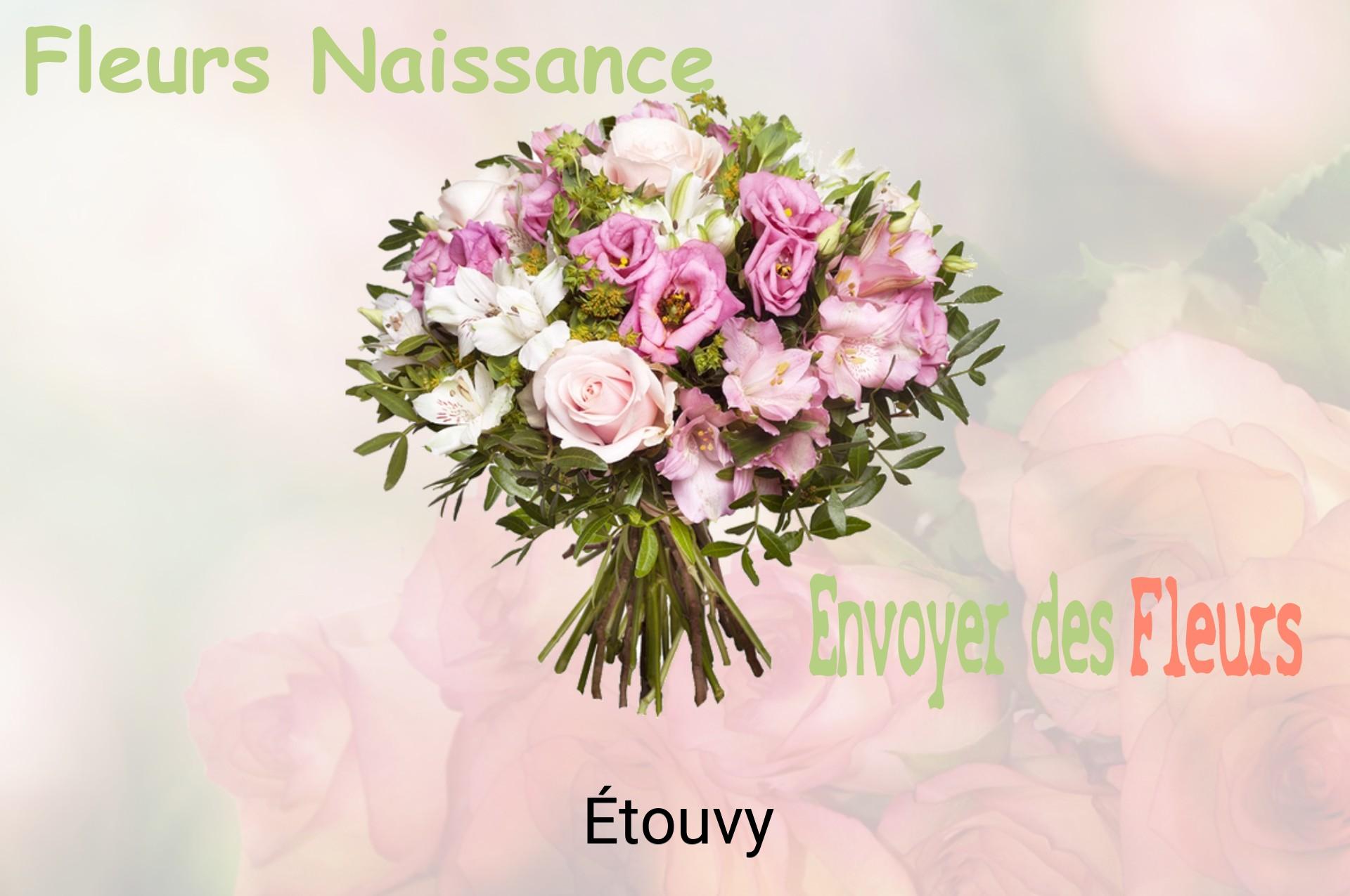 Bouquet de fleurs de naissance livré à Étouvy